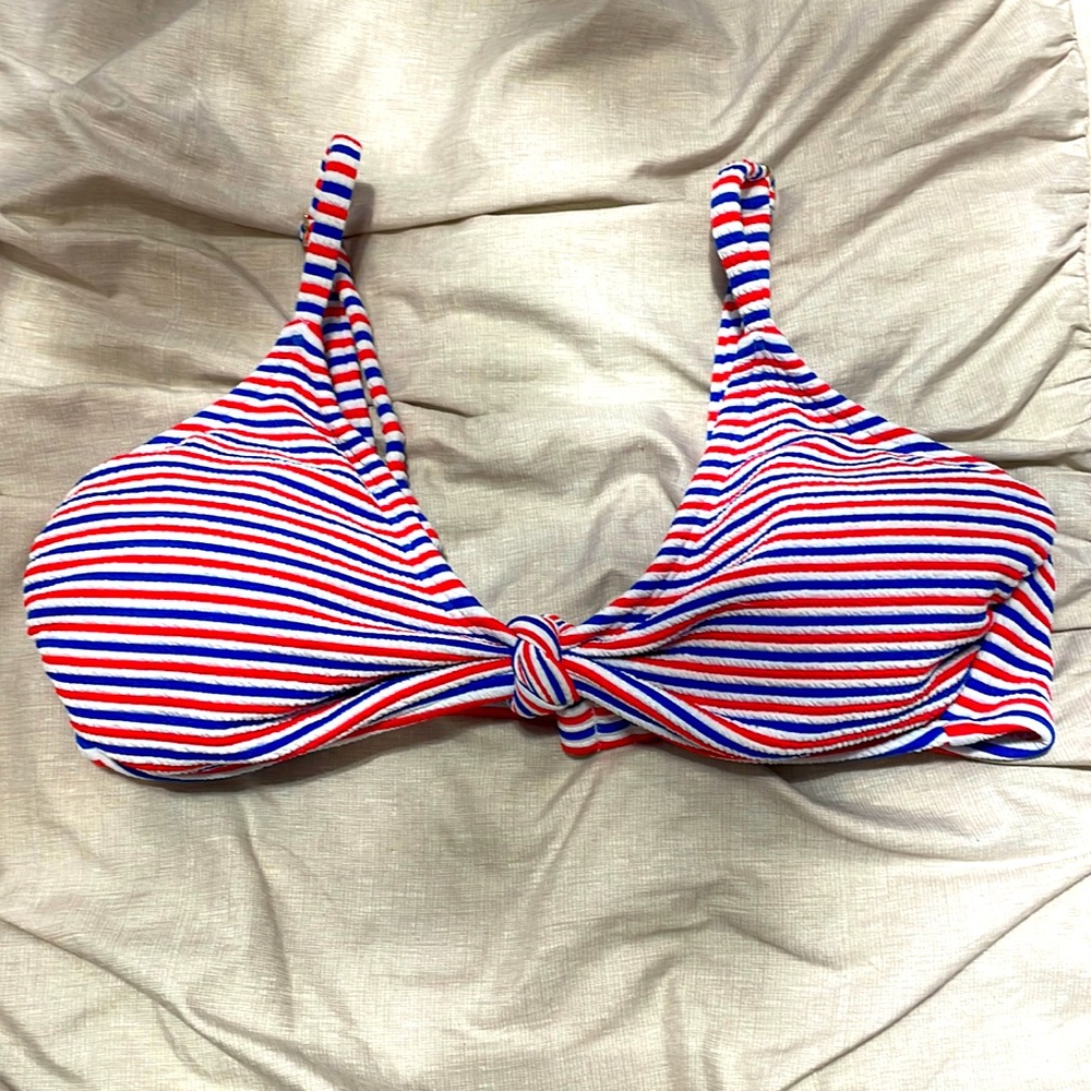 Red white and blue Xhilaration bikini top.